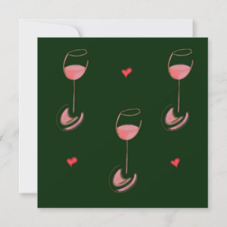 Convite para amantes de vinho