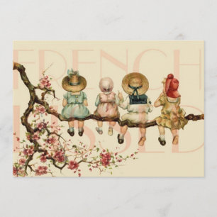 Convite para Amigos da Vintage Francesa