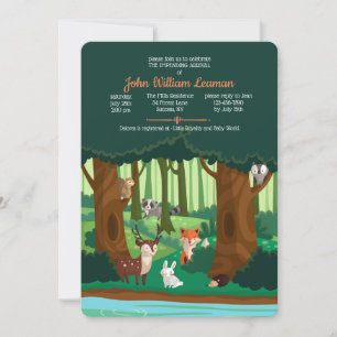 Convite para Amigos do Woodland