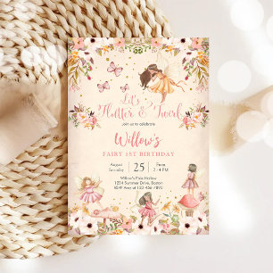 Convite para Aniversário de 1 ano da Fada