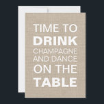 Convite para aniversário de 21 anos de burlap<br><div class="desc">Este é um convite de aniversário divertido e flertado, em um fundo ilustrado de burlap background, que é fácil de personalizar para qualquer idade. É apresentado no documento de base; no entanto, recomendo o peso e a textura do papel de linho para um sentimento mais autêntico. Se forem necessários itens...</div>