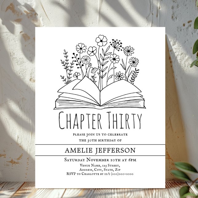 Convite para aniversário de 30 anos de Livro Minim (Criador carregado)