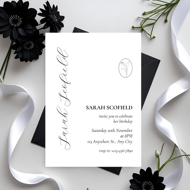 Convite para aniversário de 30 anos de Script Míni (Criador carregado)