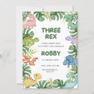 Convite para aniversário de 3 anos