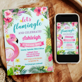 Convite para aniversário de 3 anos de Verão Tropic