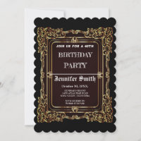 Convite para aniversário de 40 anos de colheita de