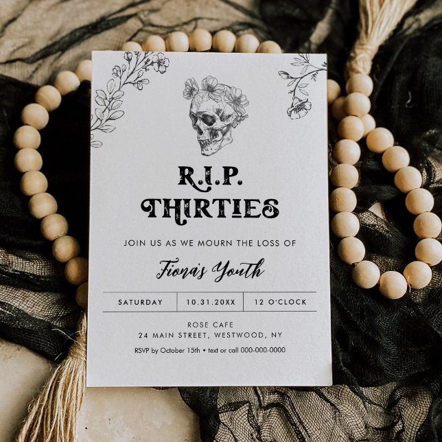 Convite para aniversário de 40 anos do Amor Gótico (Criador carregado)