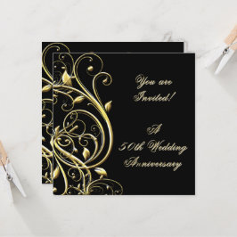 Convite para aniversário de 50 anos