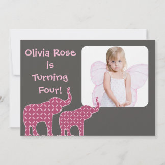 Convite para Aniversário de criança de Formas de E