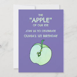 Convite para Aniversário de criança de Fruta do Ap