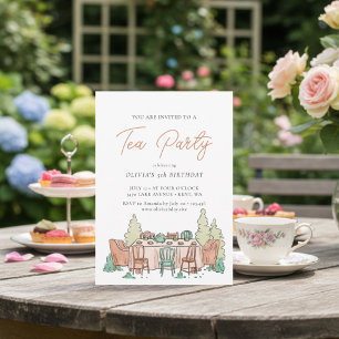 Convite para aniversário de criança doce de festas