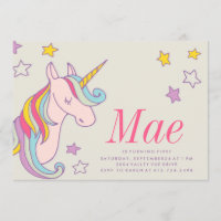 Convite para ANIVERSÁRIO DE CRIANÇA MAGICAL UNICOR