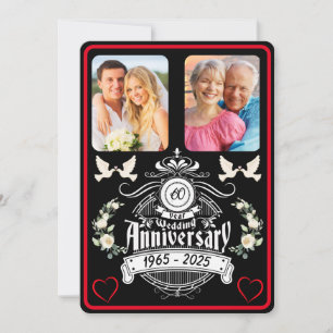 Convite para aniversário de fotos do Diamond Jubil
