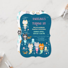 Convite para aniversário de temas náuticos.