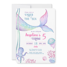 Convite para aniversário de temas náuticos.