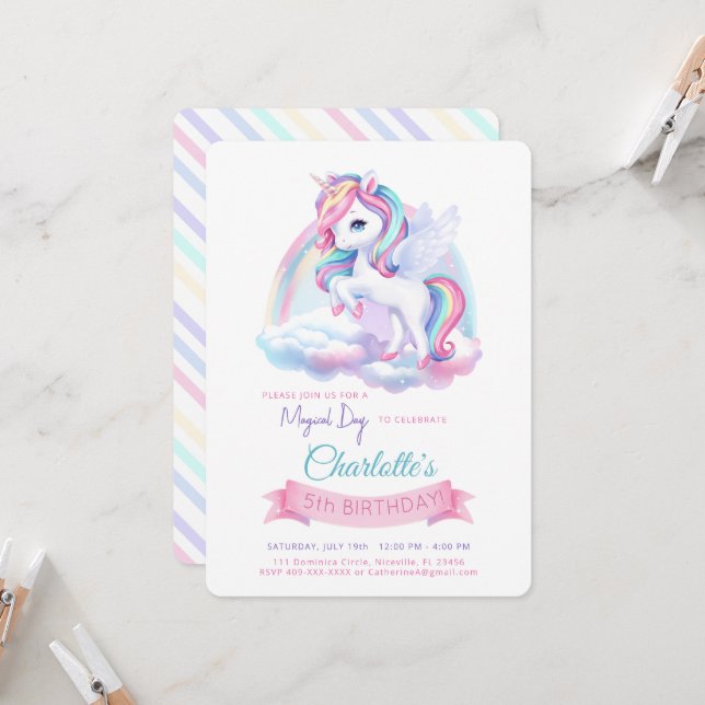 Convite para aniversário de temas náuticos. (Frente/Verso In Situ)