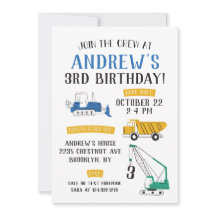 Convite para Aniversário do Local de Construção Mo