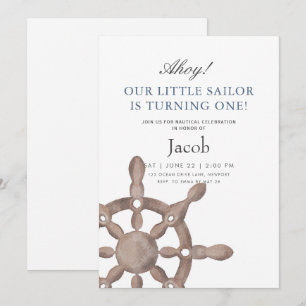 Convite para Aniversário do Pequeno Marinheiro