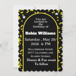 Convite para Aniversários de criança Personalizáve