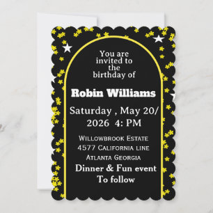 Convite para Aniversários de criança Personalizáve