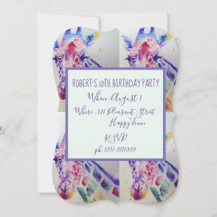 Convite para Aniversários de crianças do Zoológico