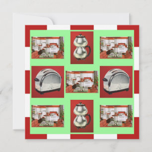 Convite para Anúncio de Chá Vintage Kitchen