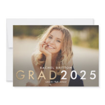 Convite para Anúncio de Graduação em Mix Moderna