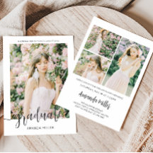 Convite para Anúncio de Graduação Moderna