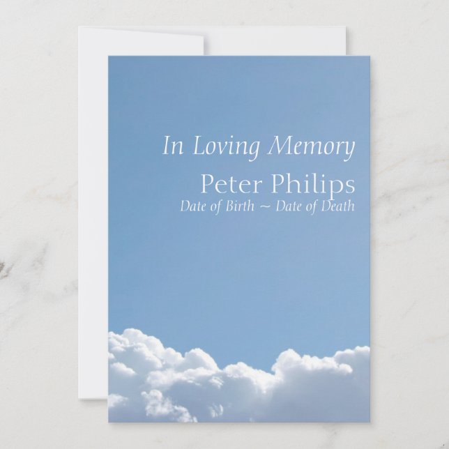 Convite para Anúncio Funeral do Sky 3 Pacífica (Frente)