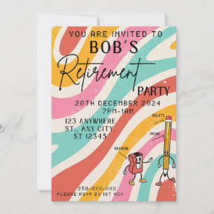 Convite para aposentadoria de computador antigo