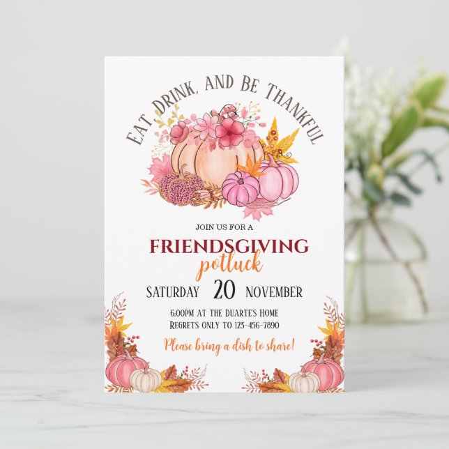 Convite para apresentação de amizade (Em pé/Frente)