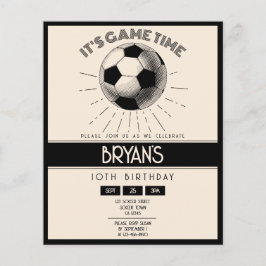 Convite para apresentação de aniversário de orçame