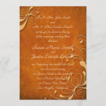 Convite para apresentação de apresentação de outon