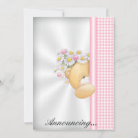 Convite para apresentação de bebê