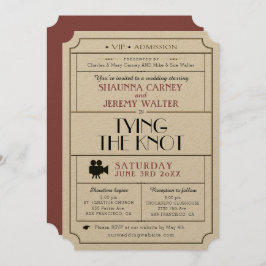 Convite para apresentação de bilhetes de vinheta d