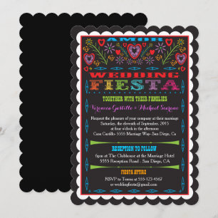 Convite para apresentação de casamento no Méxic