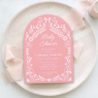 Convite para apresentação de Chás de fraldas de mo