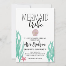 Convite para apresentação de esqueletos de Mermaid