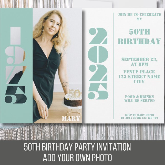 Convite para apresentação de fotografias, nascer d (Criador carregado)