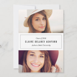 Convite para apresentação de graduação de fotos na