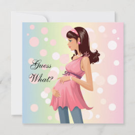 Convite para apresentação de gravidez