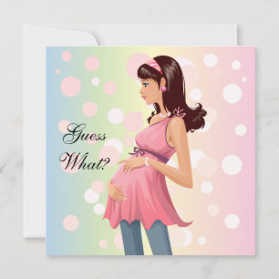 Convite para apresentação de gravidez