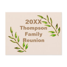 Convite para apresentação de sindicato da família