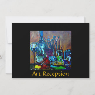 Convite para apresentação/recepção de arte