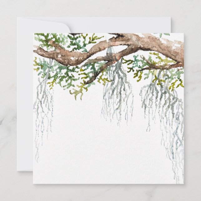 Convite para aquarela de baixo país (Frente)