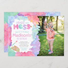 Convite para Art Birthday