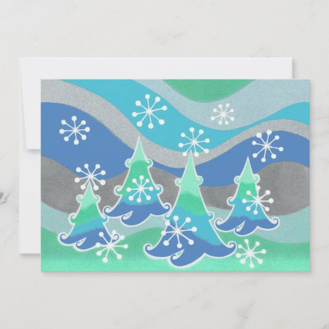 Convite para árvores de inverno (Frente)