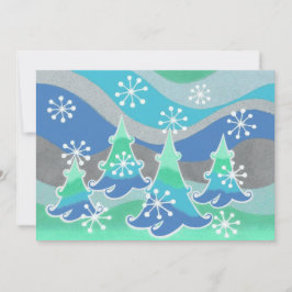 Convite para árvores de inverno