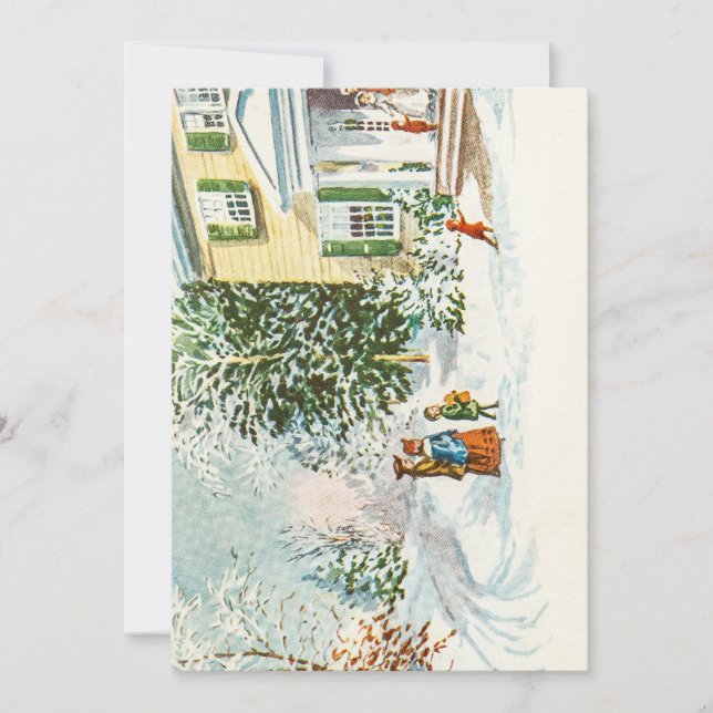 Convite Para as pessoas de volta para casa (Frente)