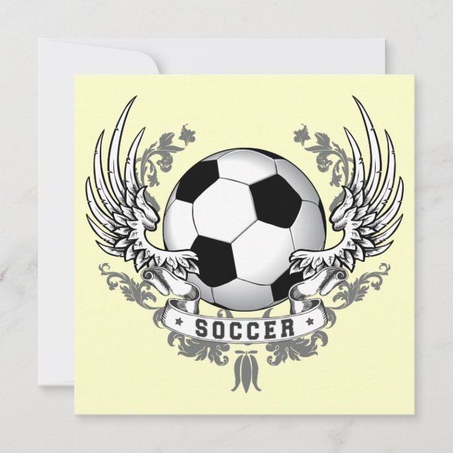Convite para Asas de Futebol (Frente)